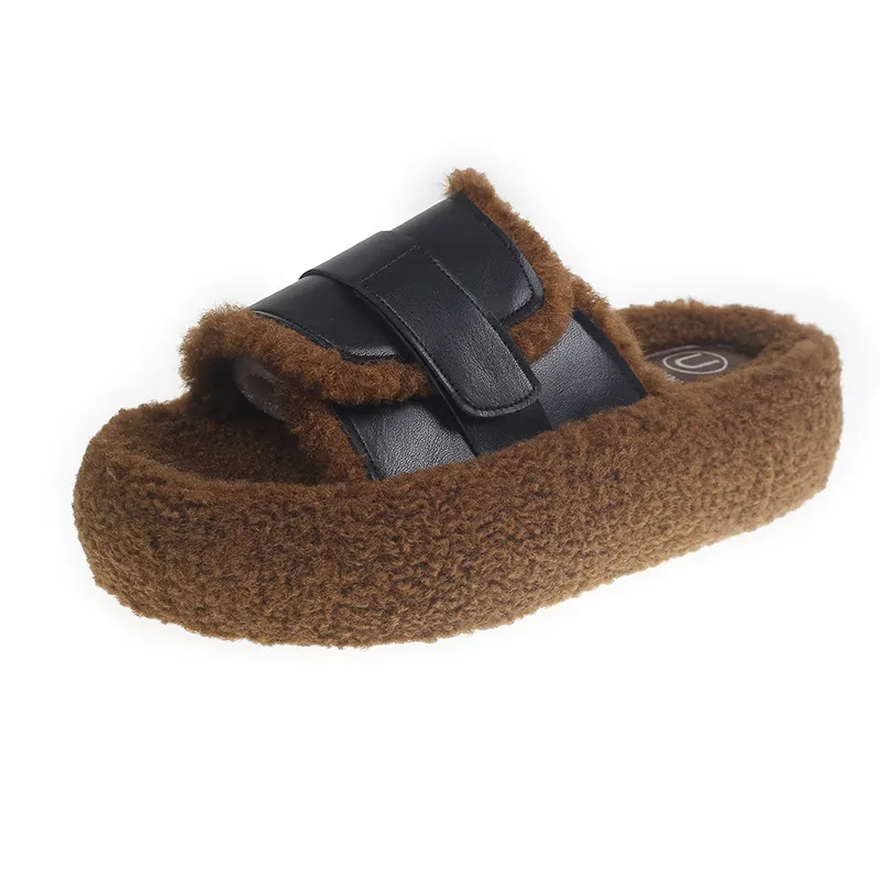 2024 Free Shipping Tlides Diseñador zapatos para mujeres zapatillas peludas zapatillas zapatillas zapatillas de lado de la parte
