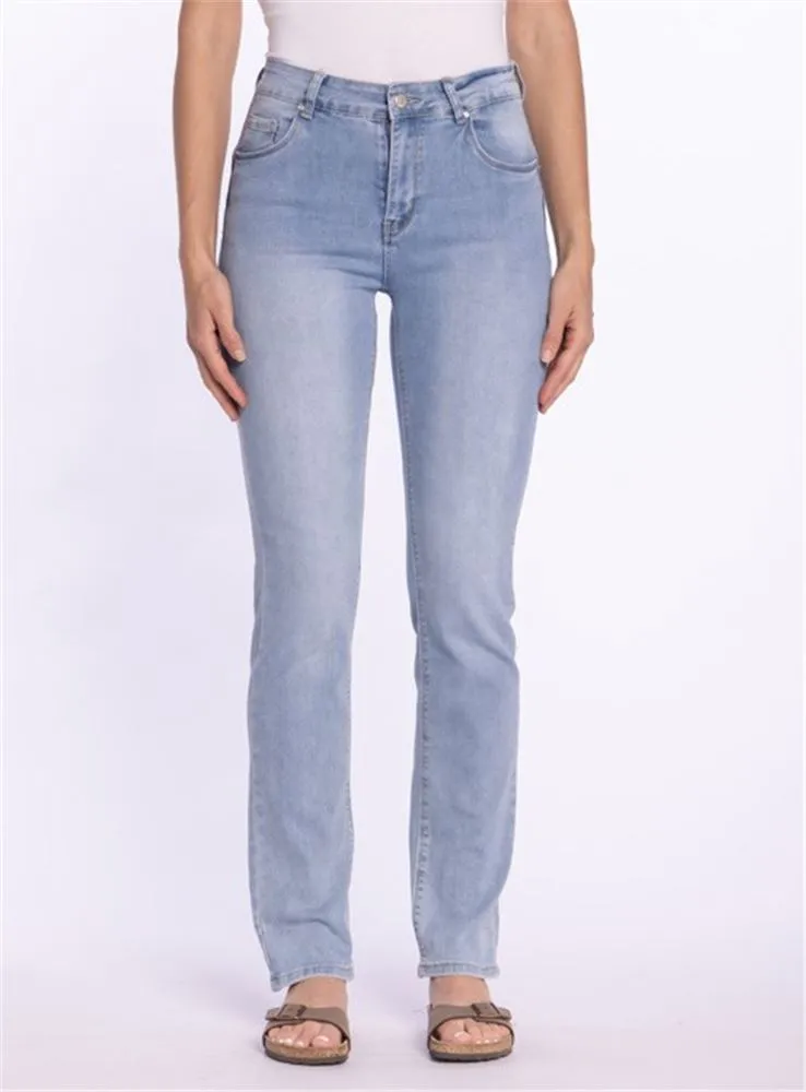 752 PANTALON TEJANO PUSHUP RECTO