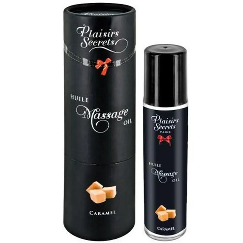 Aceite masaje comestible caramelo