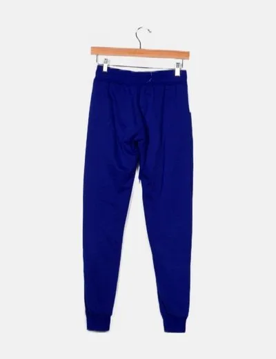 Adidas Pantalón de chándal azul klein