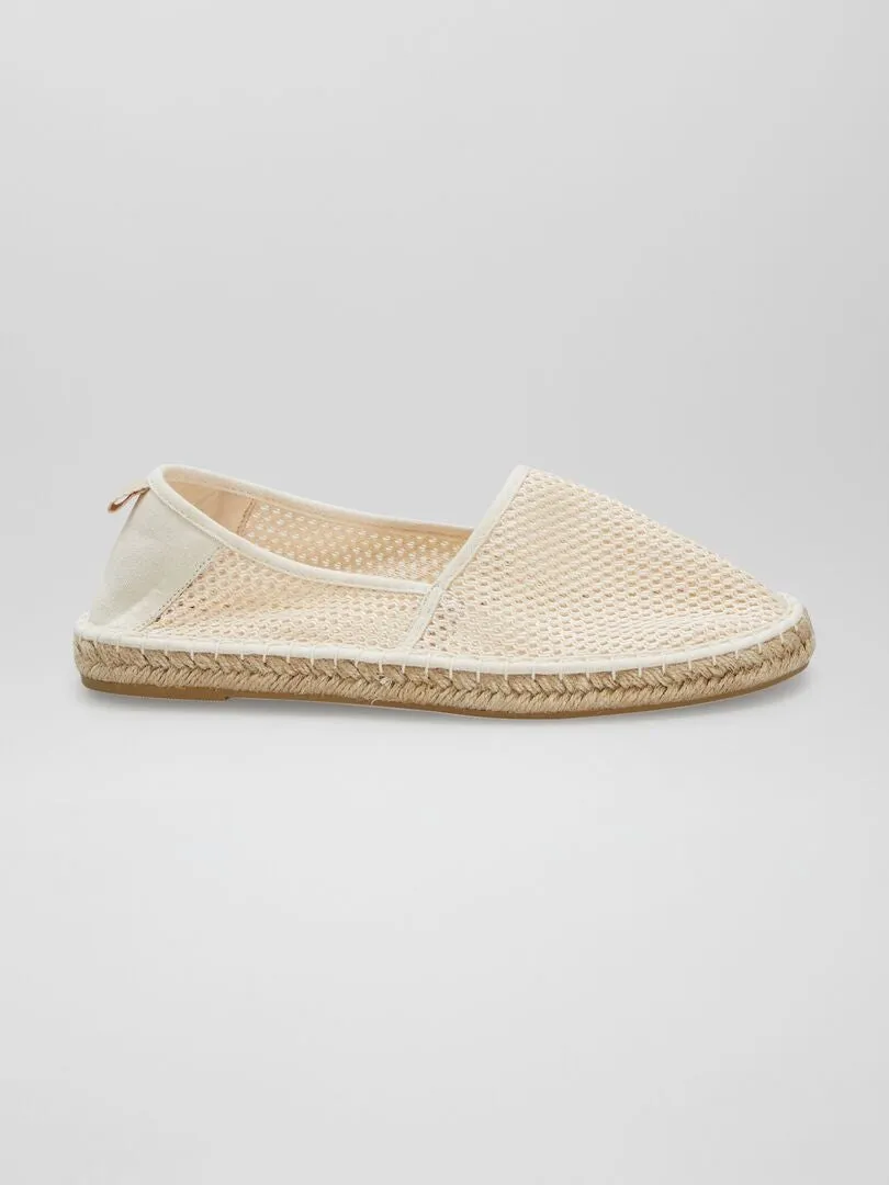 ALPARGATAS DE YUTE  BEIGE