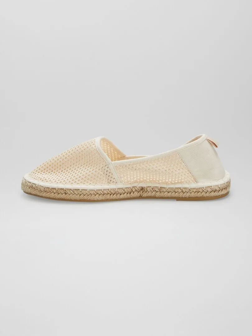 ALPARGATAS DE YUTE  BEIGE