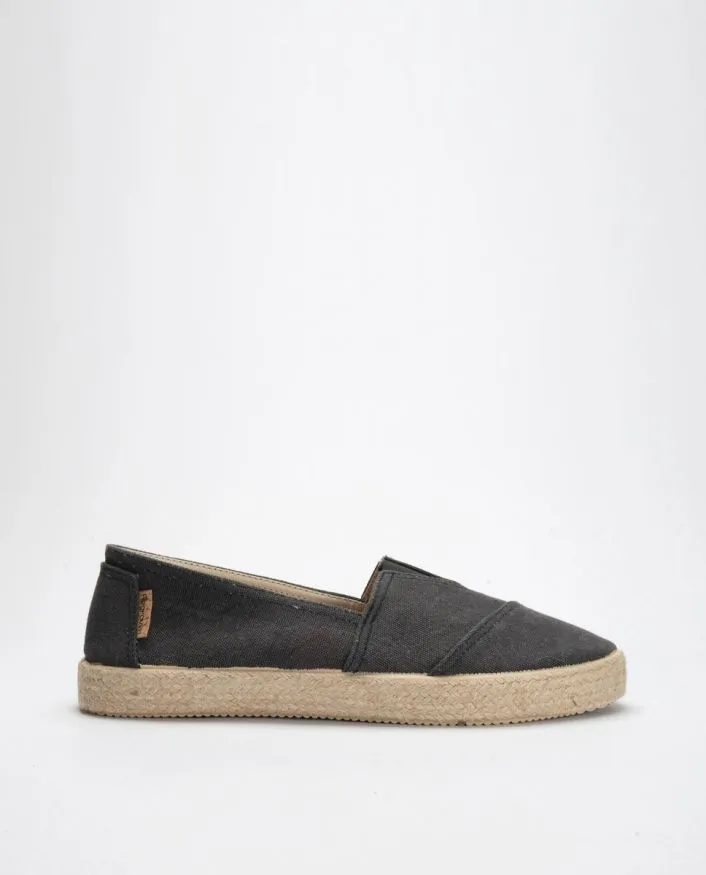 Alpargatas hombre negras ASTER QUARTZ