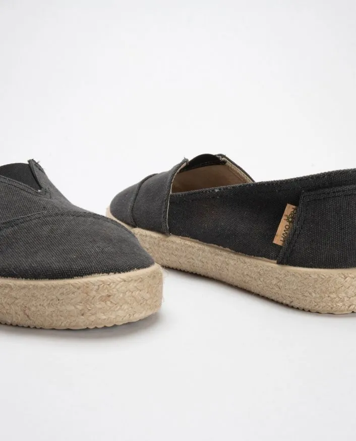 Alpargatas hombre negras ASTER QUARTZ