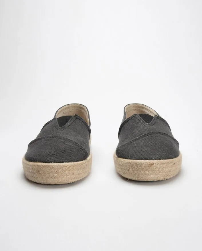 Alpargatas hombre negras ASTER QUARTZ