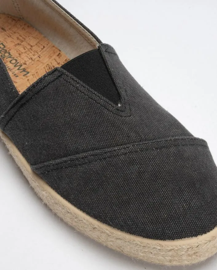 Alpargatas hombre negras ASTER QUARTZ