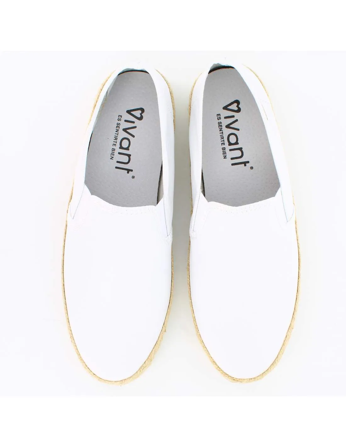 Alpargatas Hombre Piel Sauvage Blanco