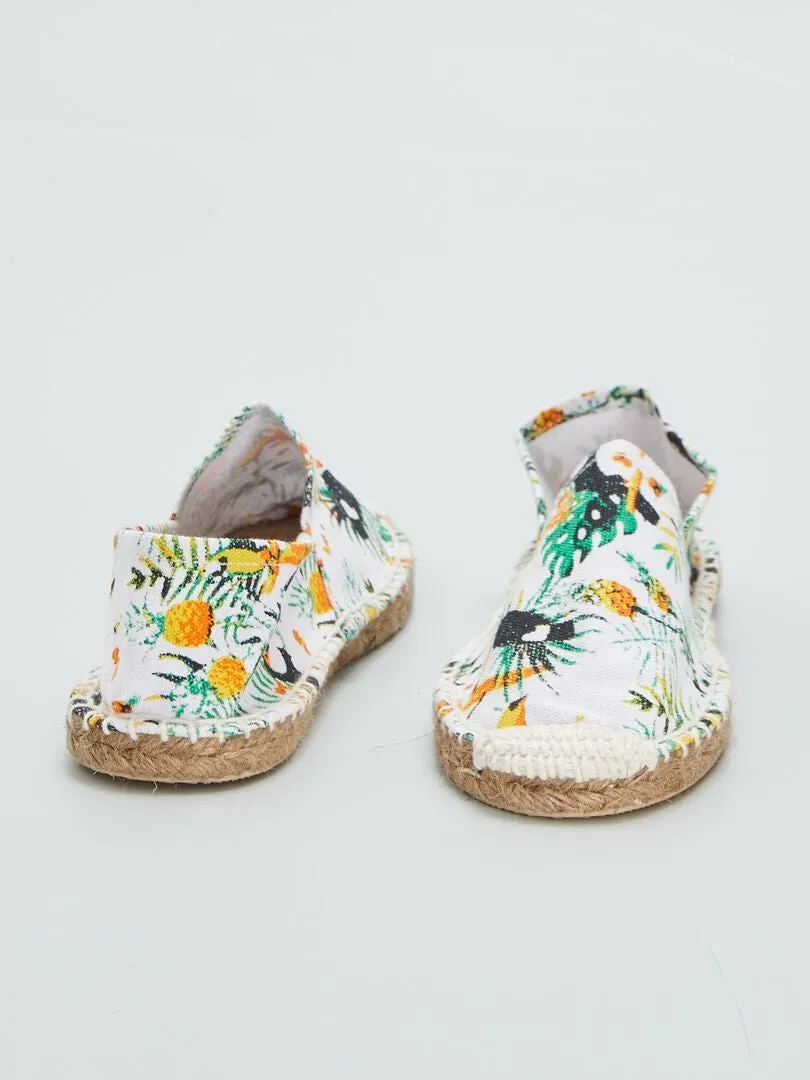 ALPARGATAS TROPICALES  BLANCO