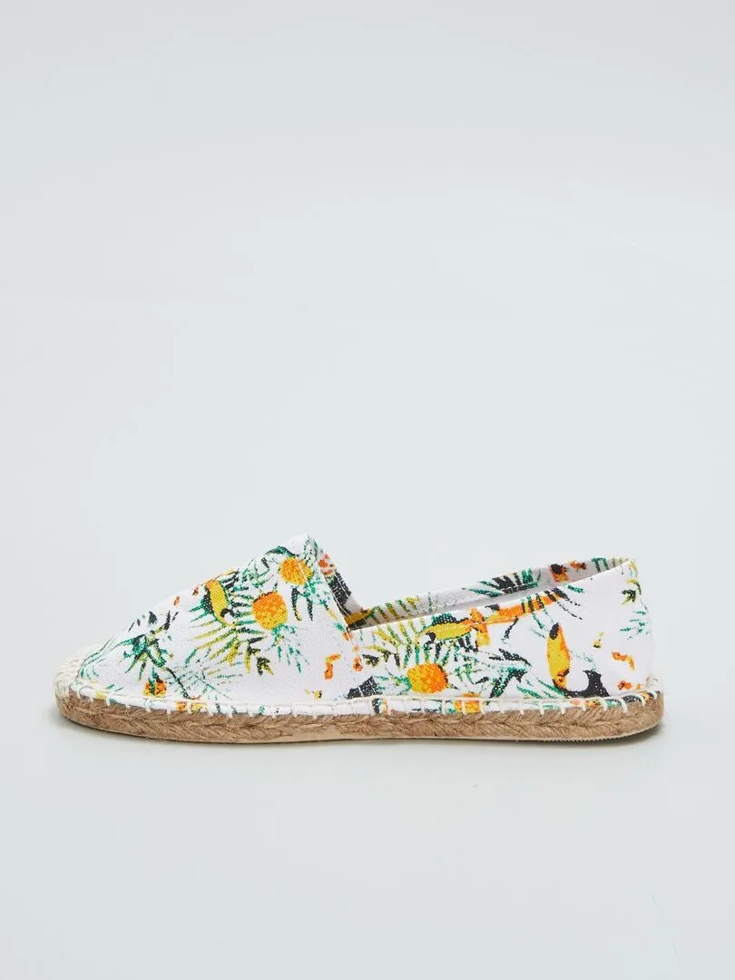 ALPARGATAS TROPICALES  BLANCO