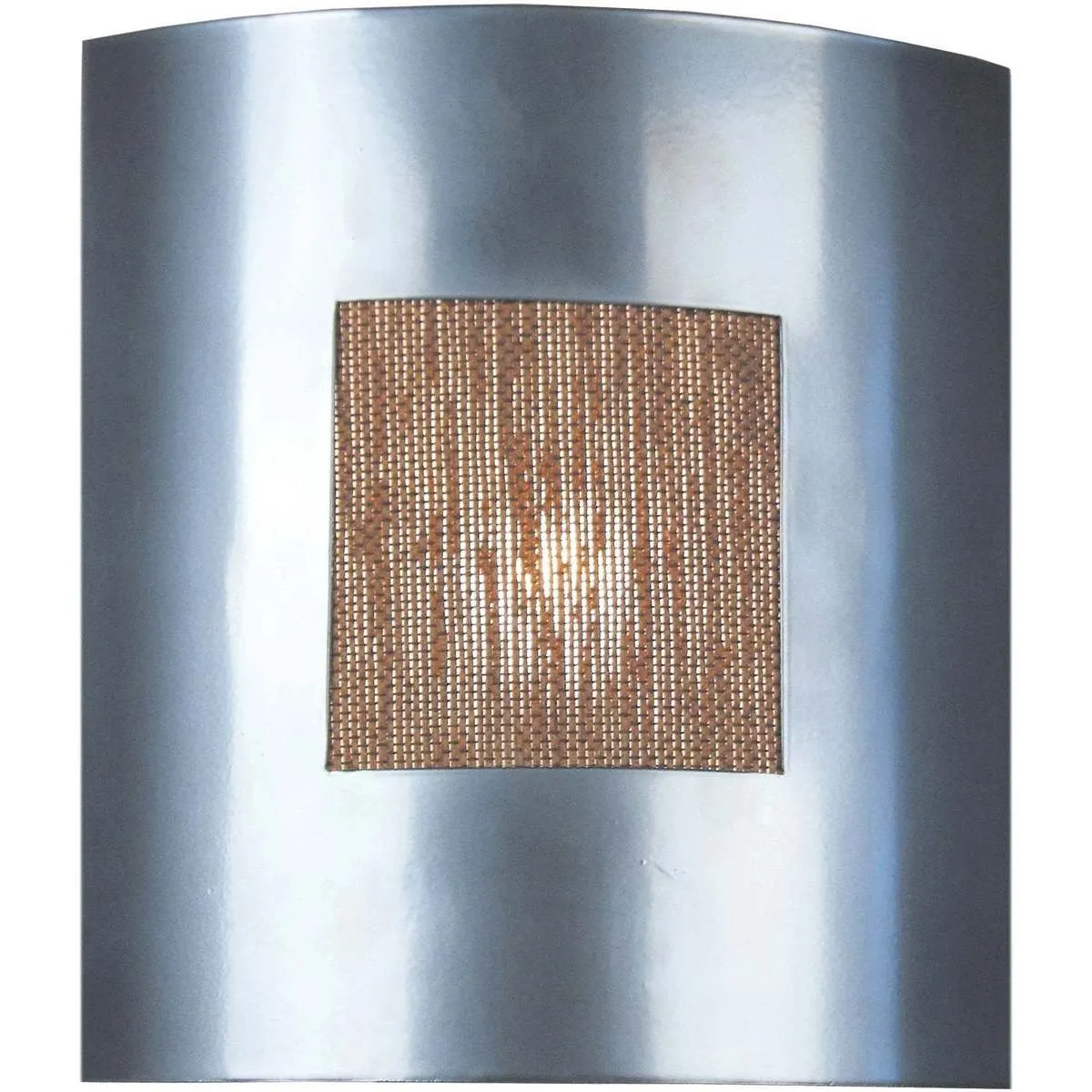 Aplique rectangular metal aluminio