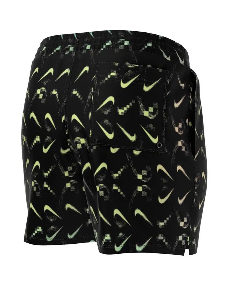 BaÑador nike negro multi swosh swimshort