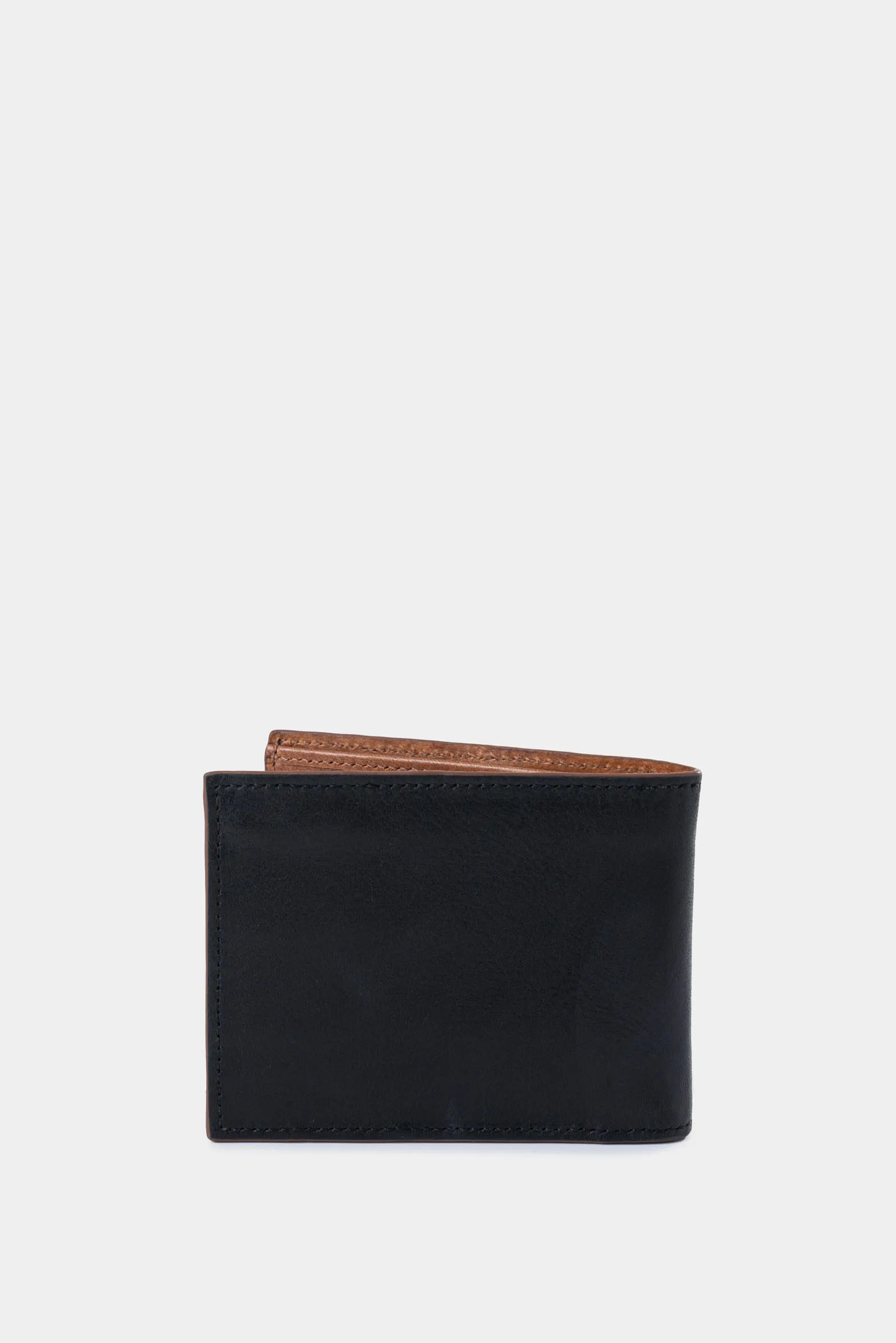 Billetera Sunlight de cuero para hombre contraste