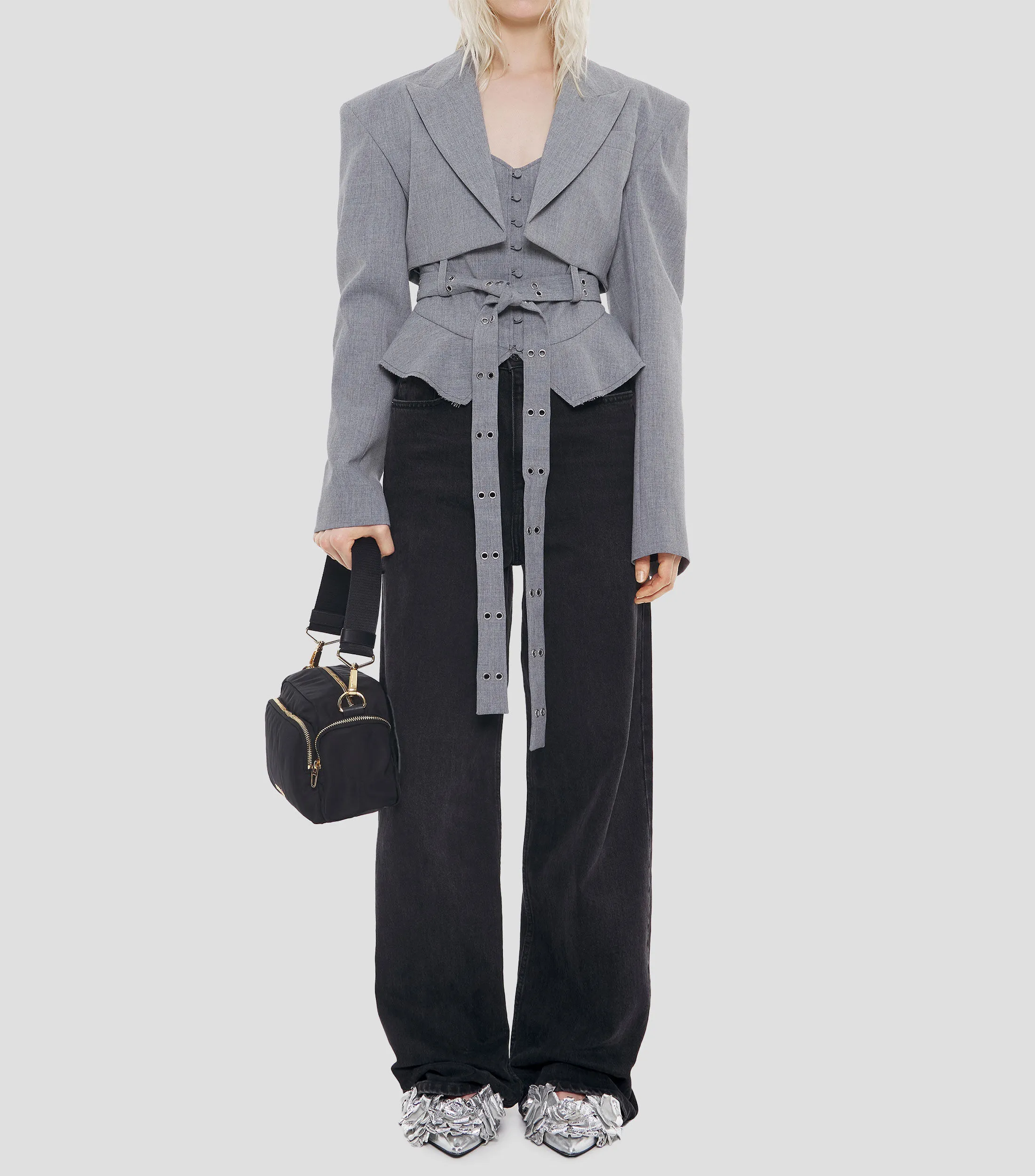 Bimba y Lola Bolso crossbody negro Mujer