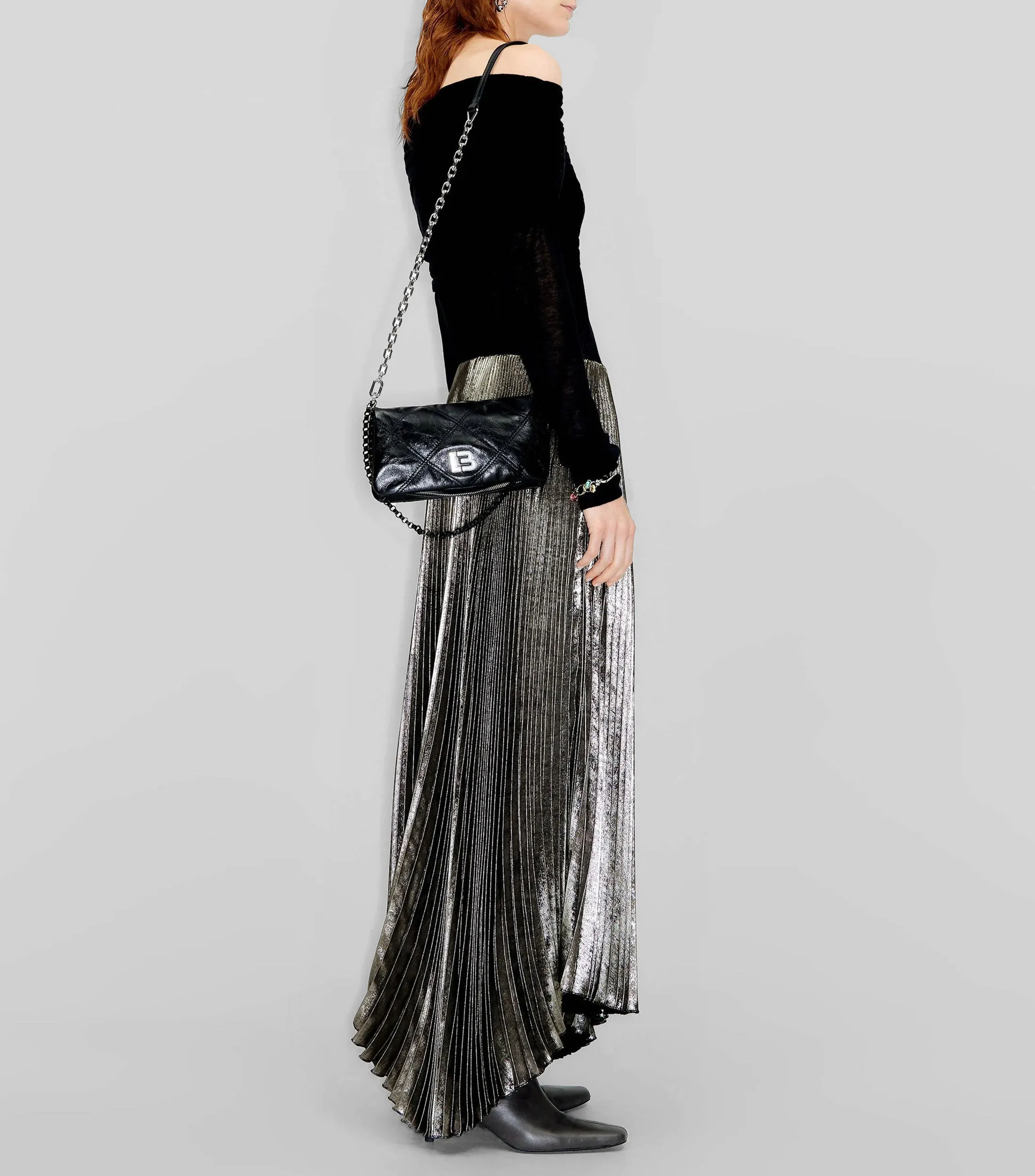 Bimba y Lola Bolso Crossbody S piel negro Mujer