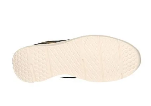 Blucher Lona Azul Lados Nobuck Talon Nobuck Cuero Piso Blanc