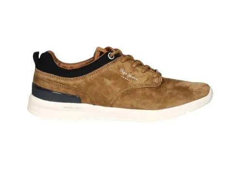 Blucher Nobuck Cuero Cuello Azul Piso Blanco Light