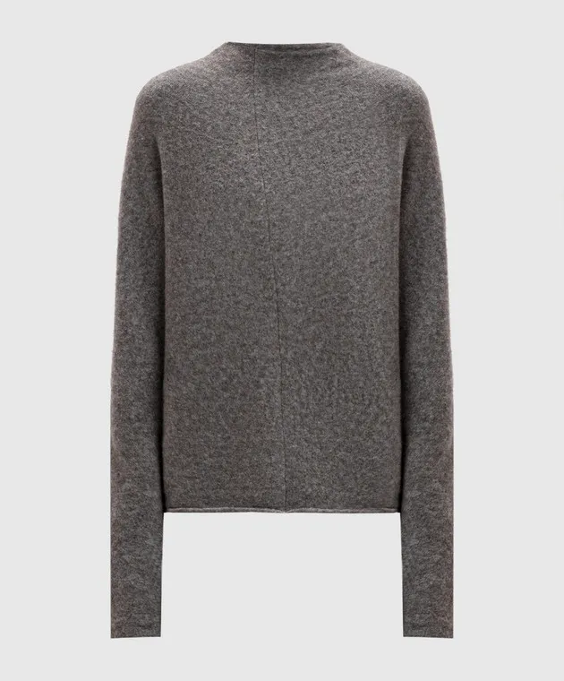 BOBOUTIC Gray melange sweater with long sleeves