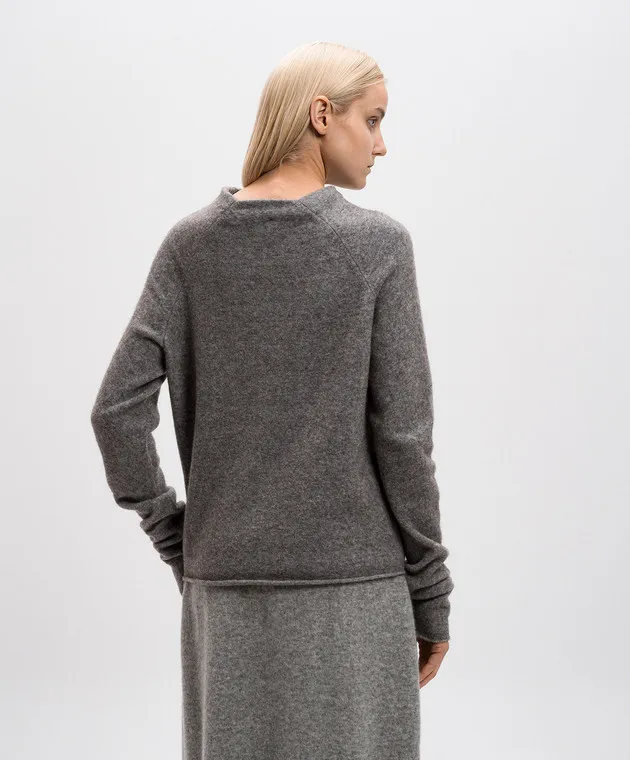 BOBOUTIC Gray melange sweater with long sleeves