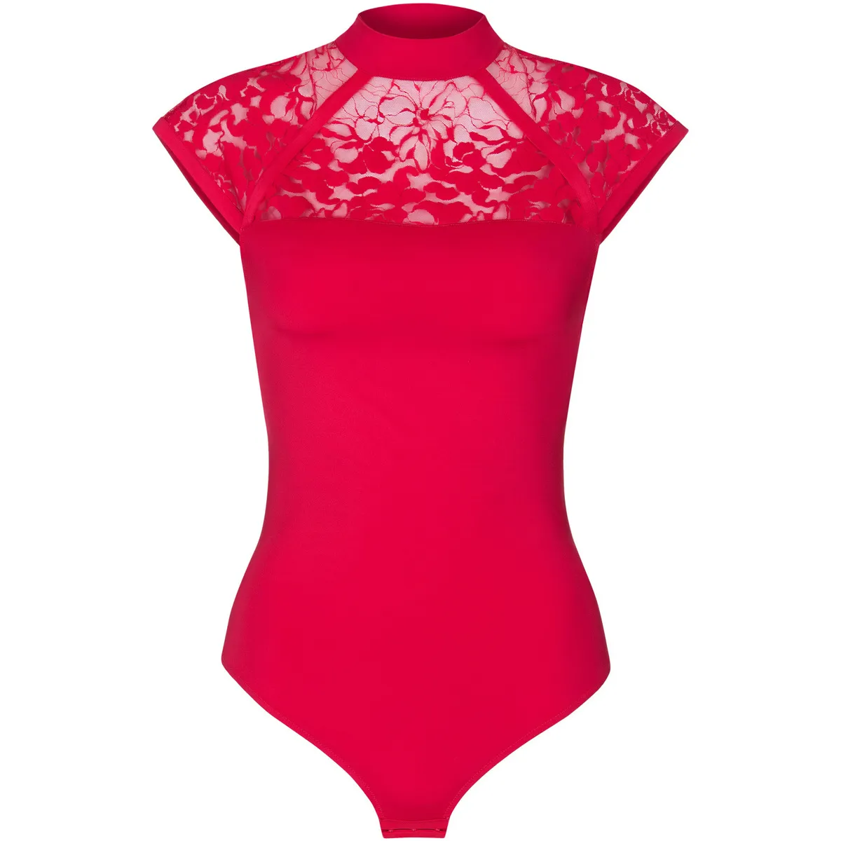 Body brasileño de manga corta Flamenco