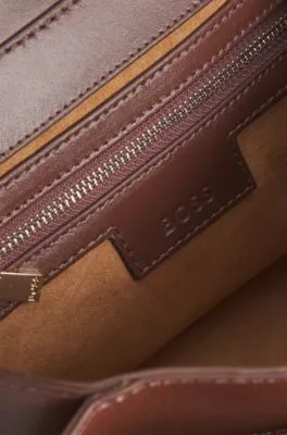 Bolso bandolera Ariell de piel tejida mate
