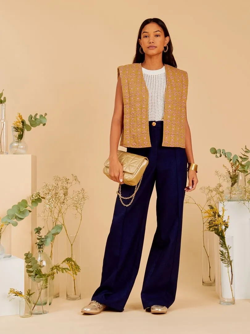 BOLSO BANDOLERA DE EFECTO ACOLCHADO  AMARILLO