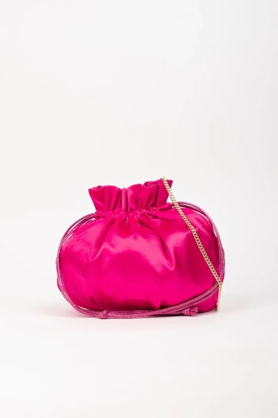 BOLSO BOMBONERA TURBU  FUCSIA