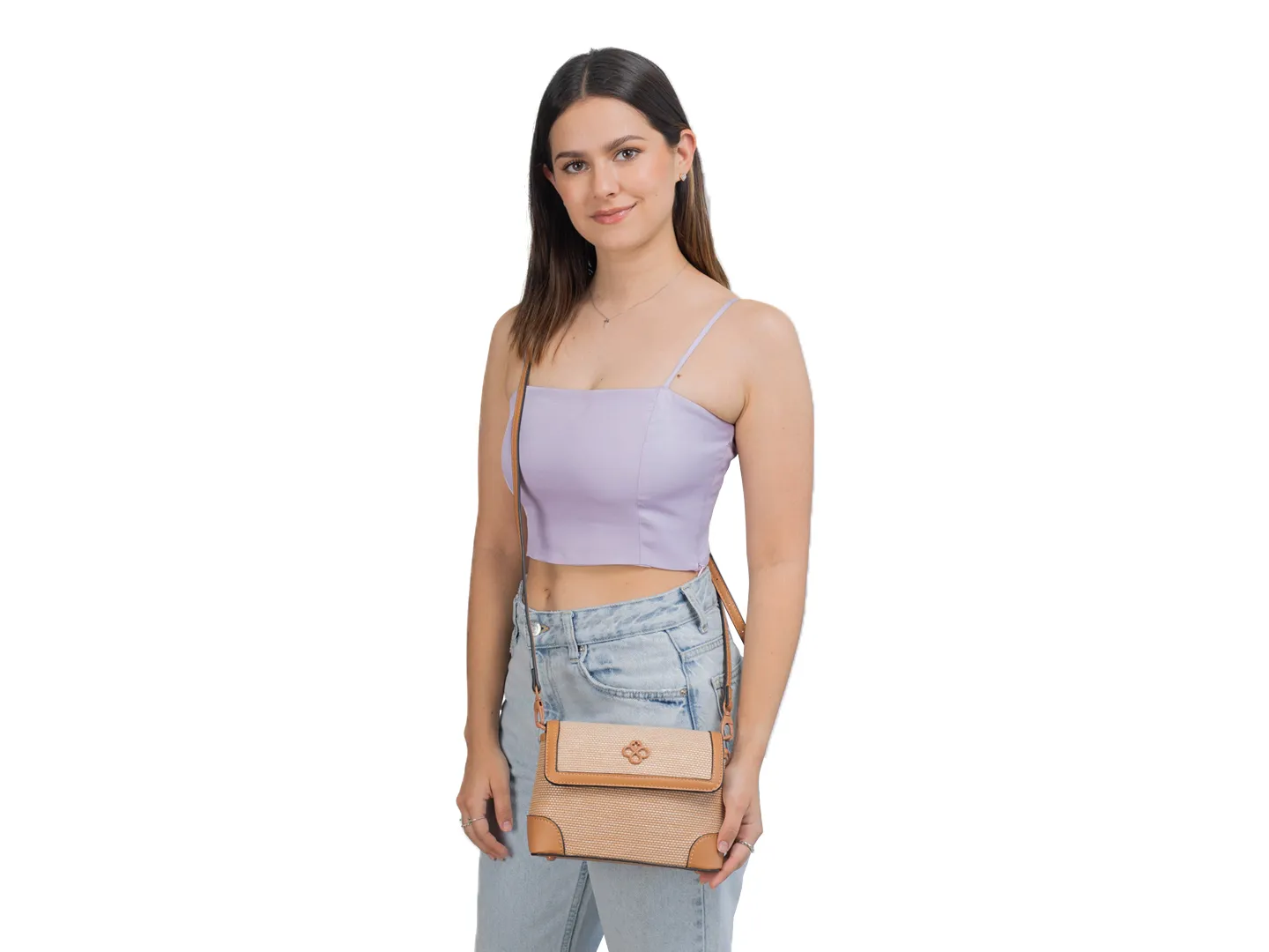 Bolso Crossbody Jaime Ibiza 31992 Color Caramelo