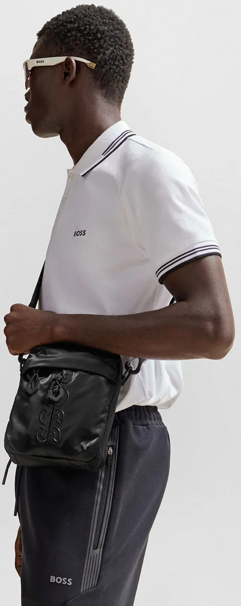 Bolso cruzado para hombre Boss Bryant Cross en negro