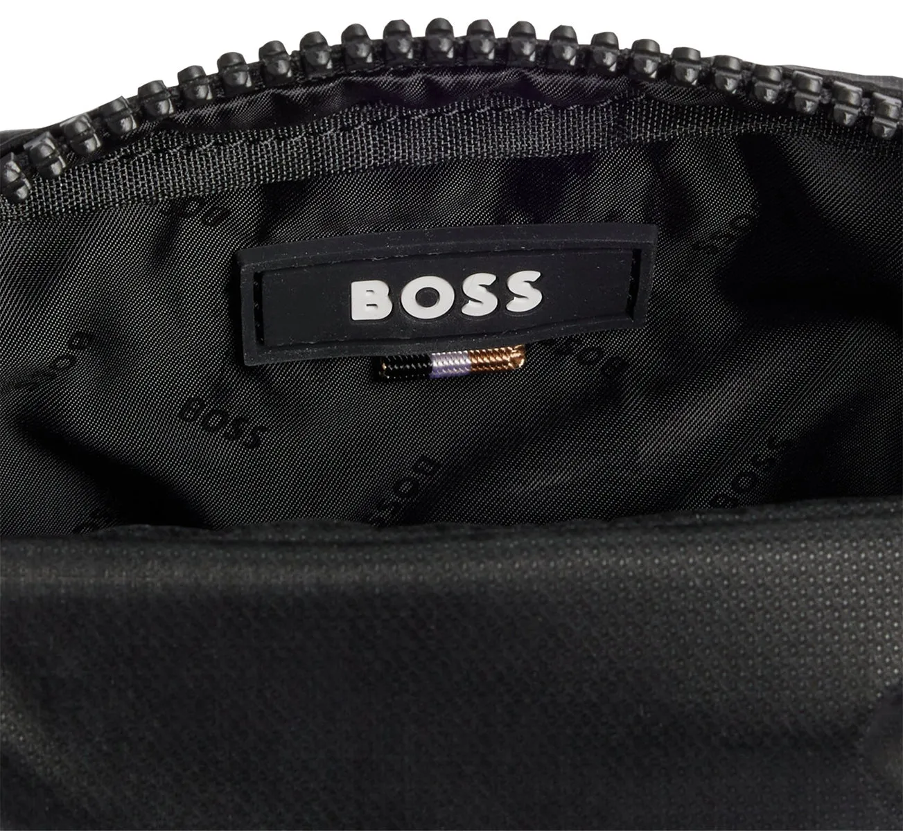 Bolso cruzado para hombre Boss Bryant Cross en negro