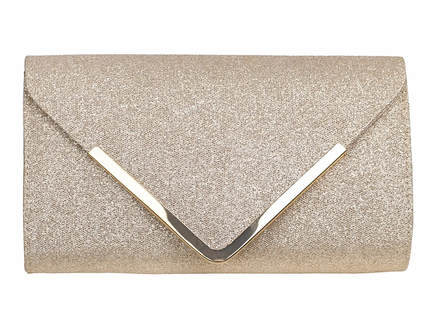 Bolso De Mano Elba Fn055 Color Dorado