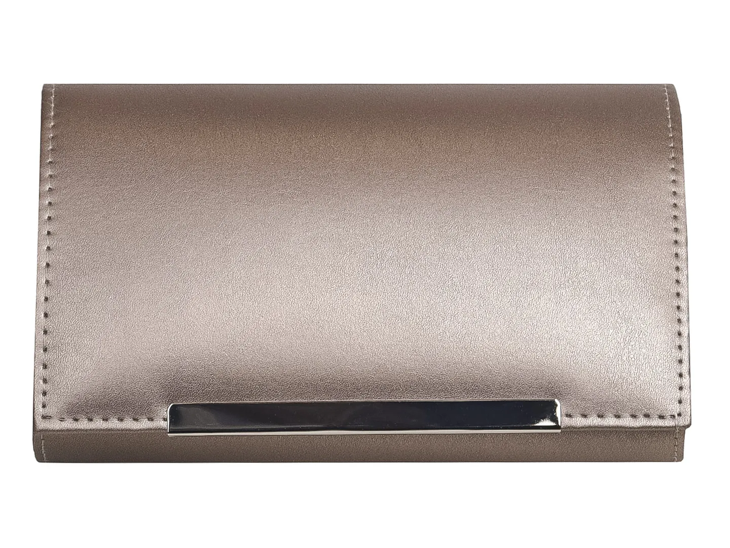 Bolso De Mano Elba Fn156 Color Metalico