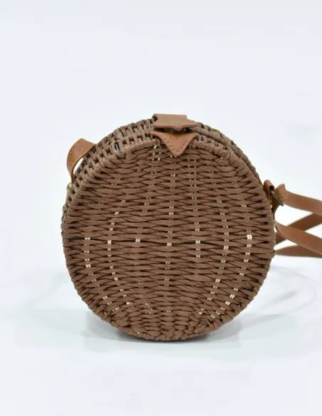 Bolso de paja marron