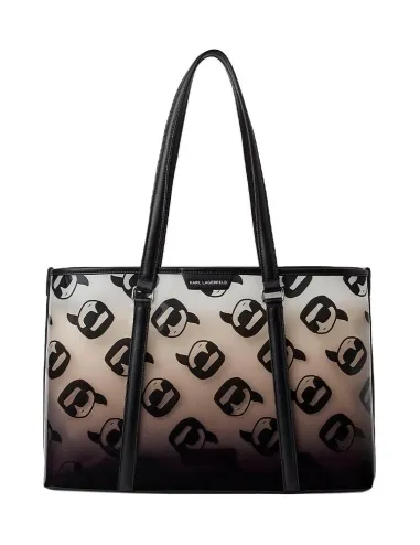 Bolso de playa tote negro K/Ikonik