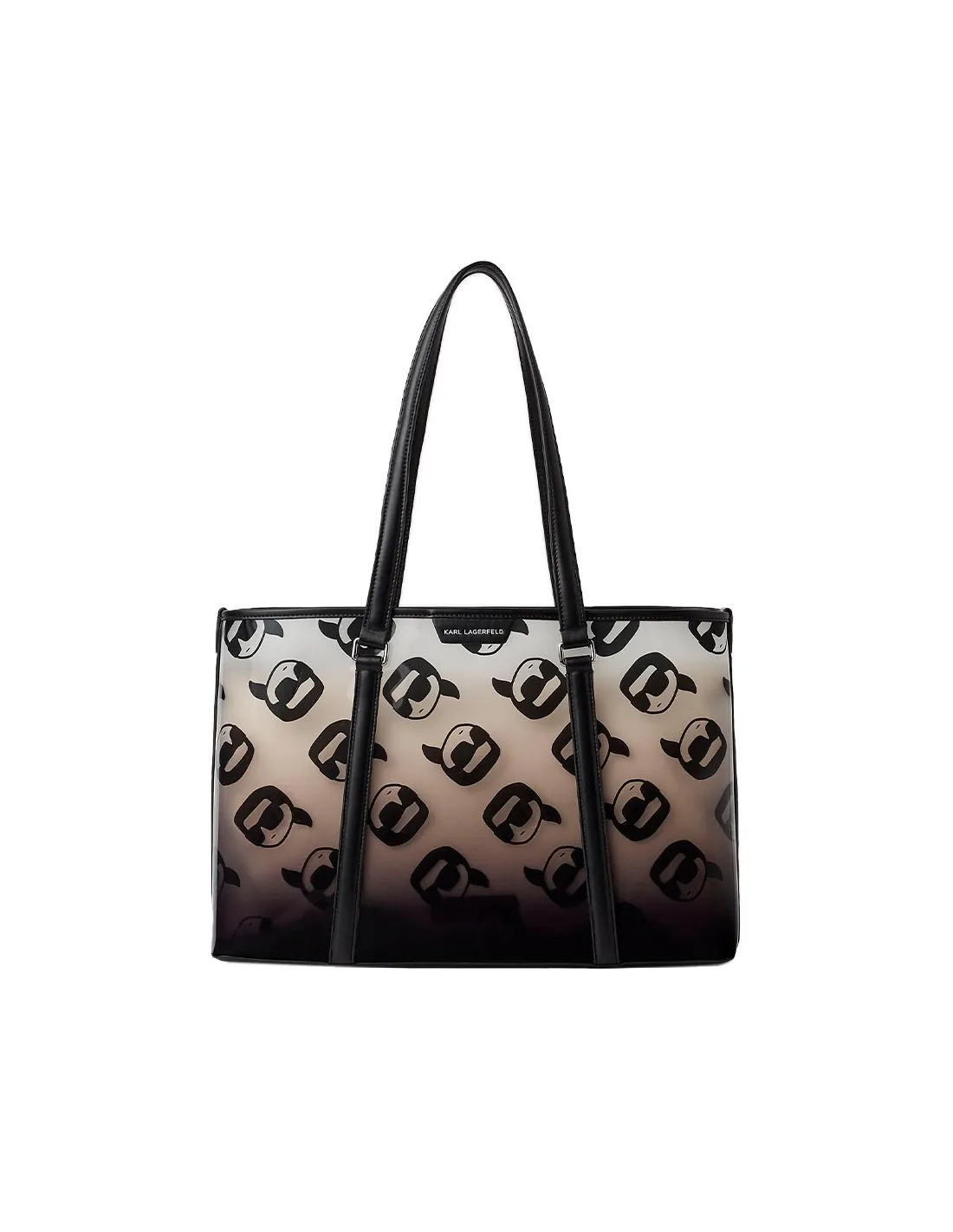 Bolso de playa tote negro K/Ikonik