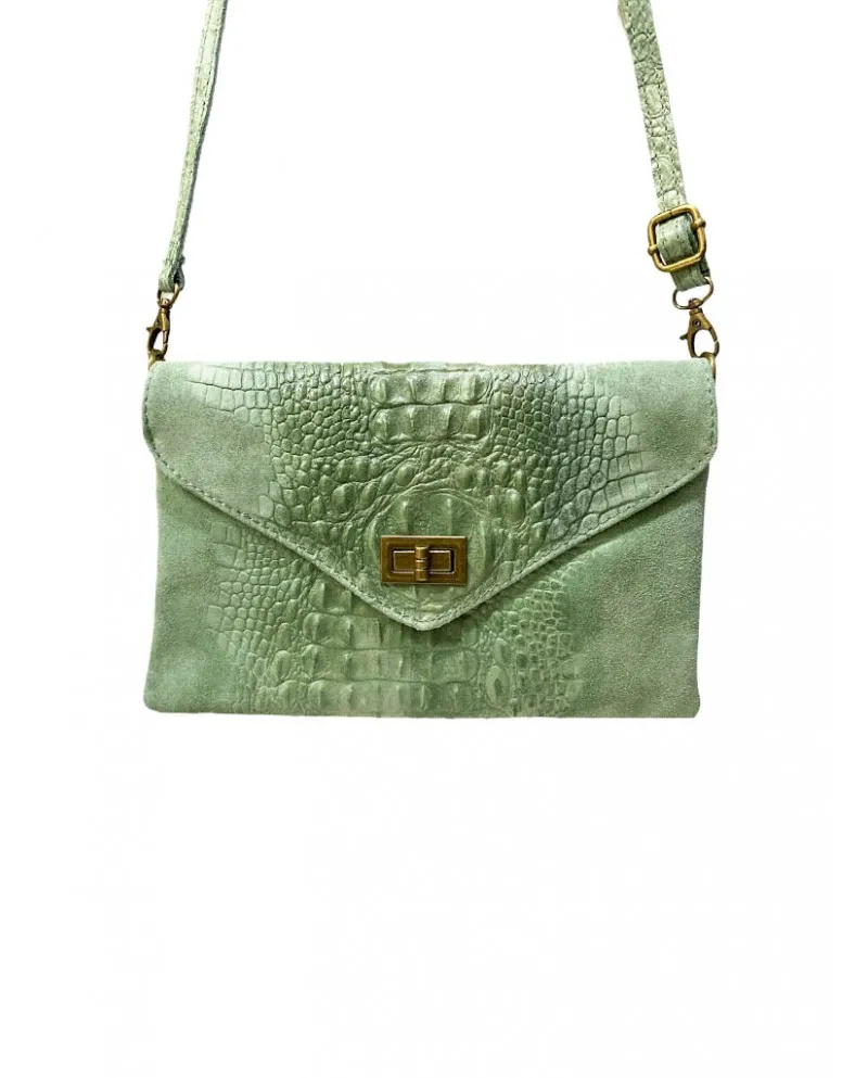 Bolso Efecto Cocodrilo