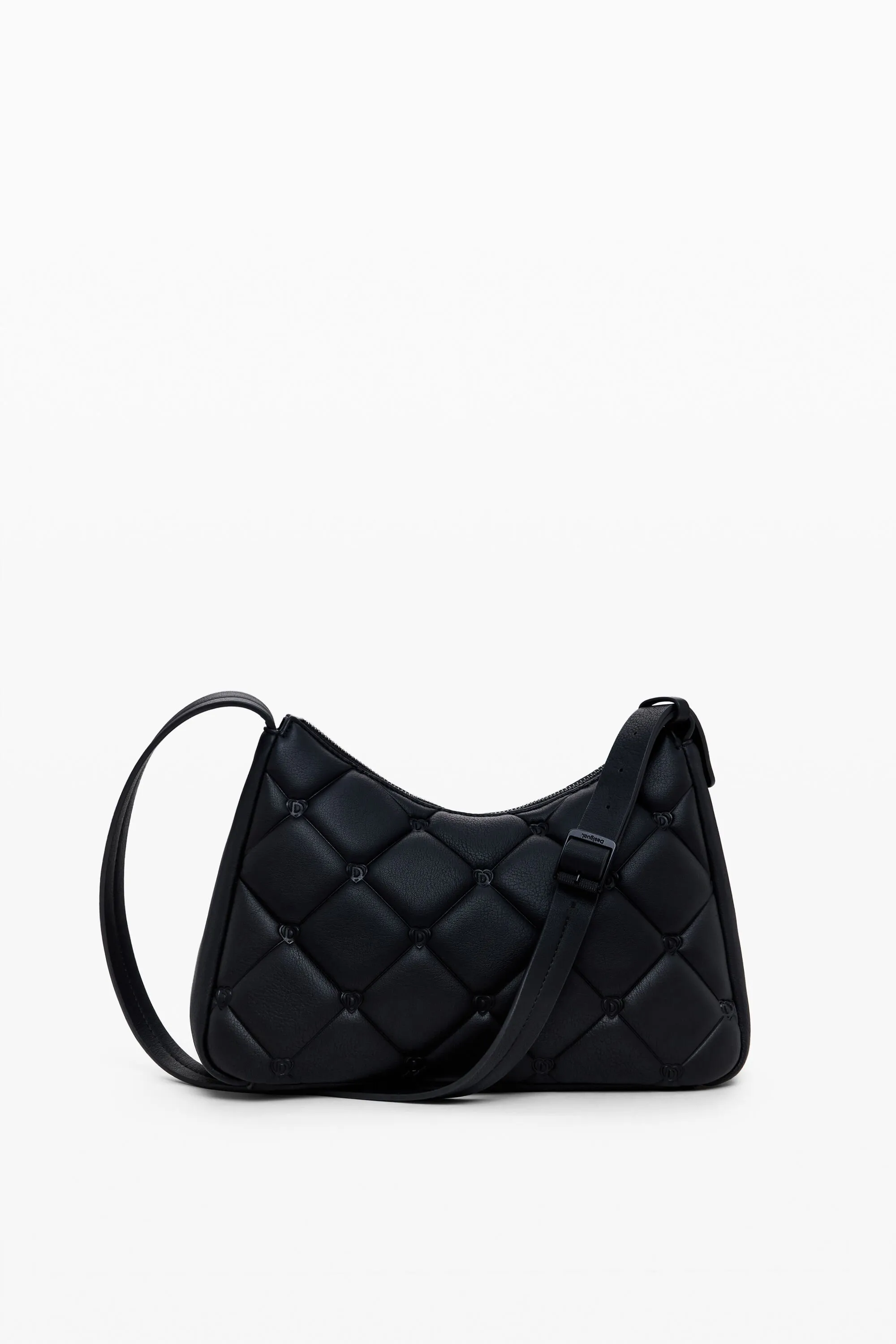 Bolso efecto piel capitoné M