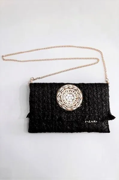 bolso kbas conchas negro
