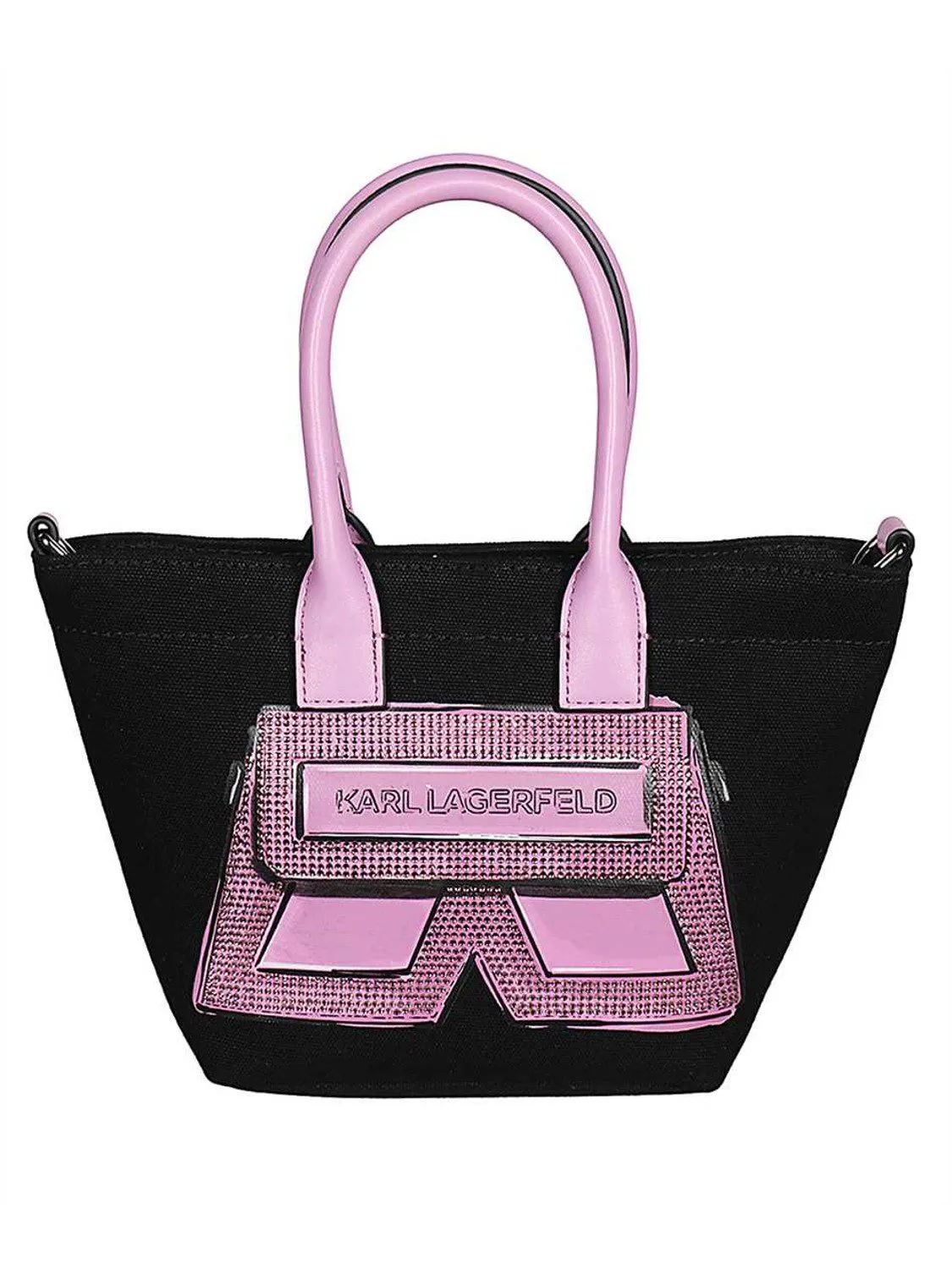 BOLSO LONA ICON MINI PEDRERIA KARL LAGERFELD