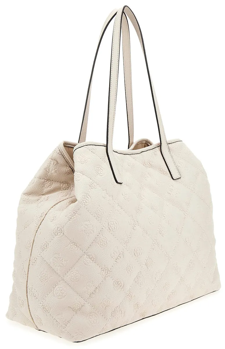 Bolso para mujer Guess Vikky Tote Peony Large Shopper en piedra
