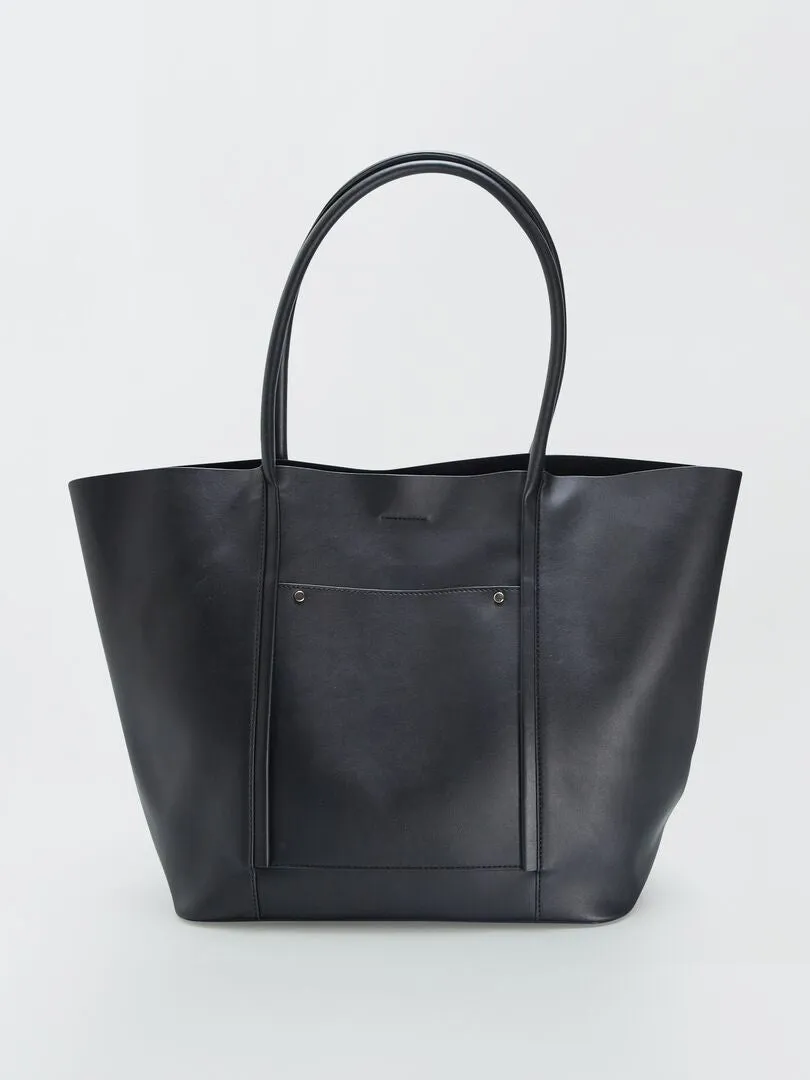 BOLSO SHOPPER  NEGRO