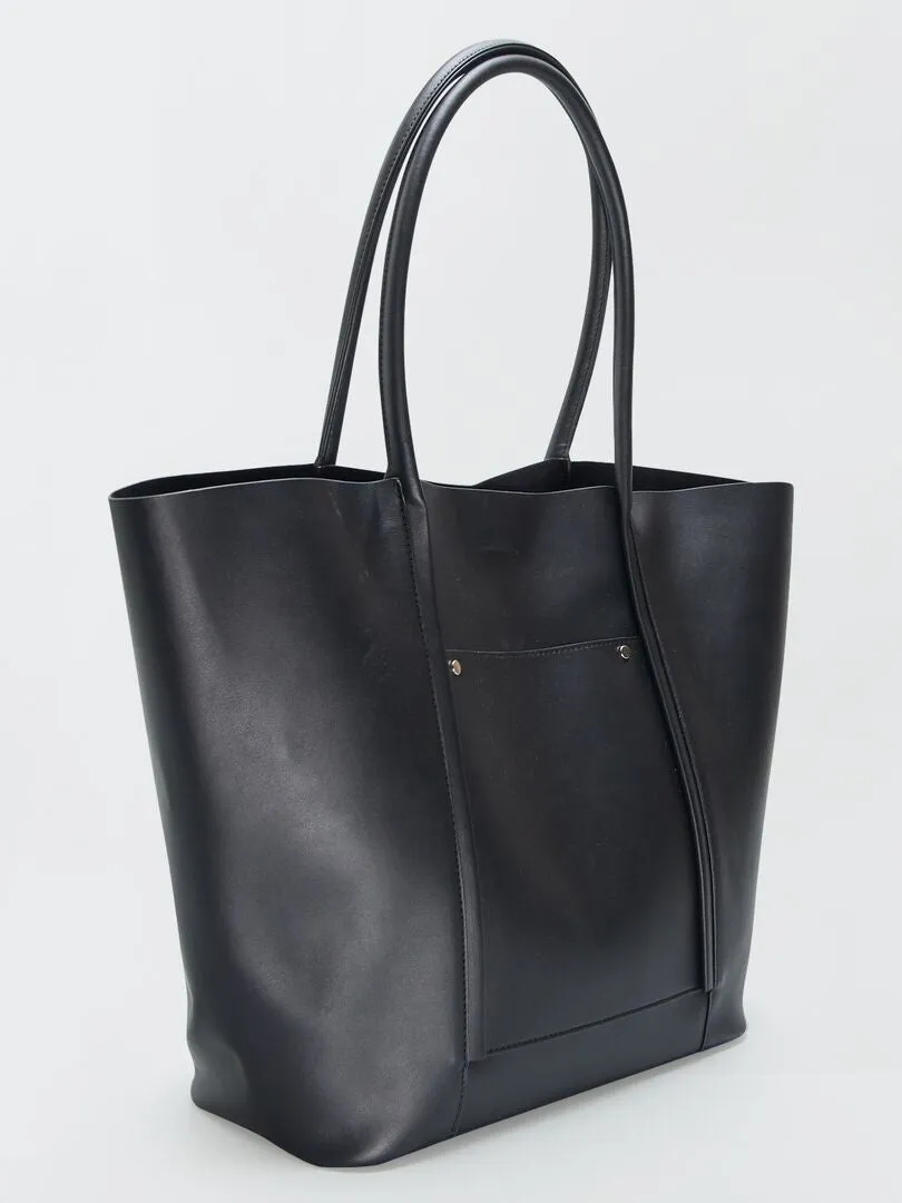 BOLSO SHOPPER  NEGRO