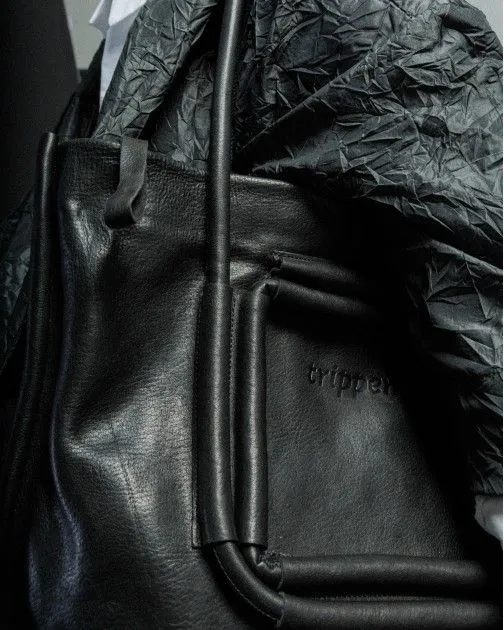 BOLSO TOTE TRIPPEN SQBAG NEGRO