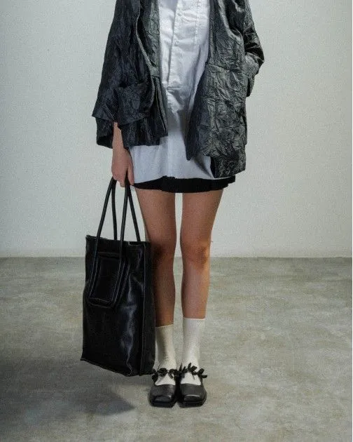BOLSO TOTE TRIPPEN SQBAG NEGRO