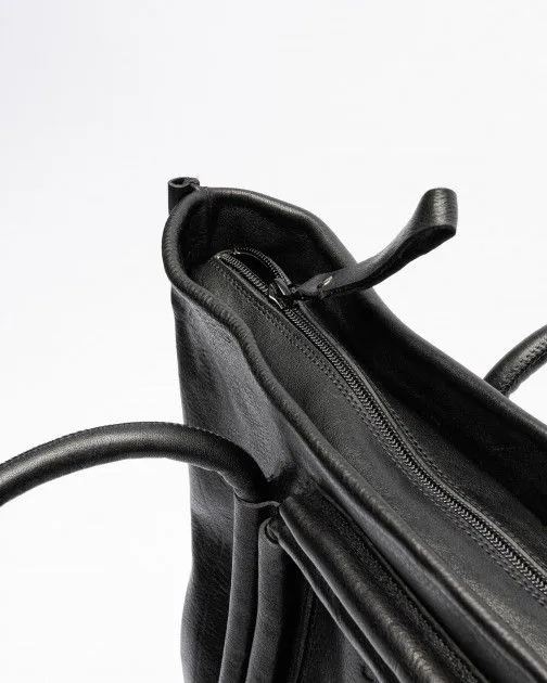 BOLSO TOTE TRIPPEN SQBAG NEGRO