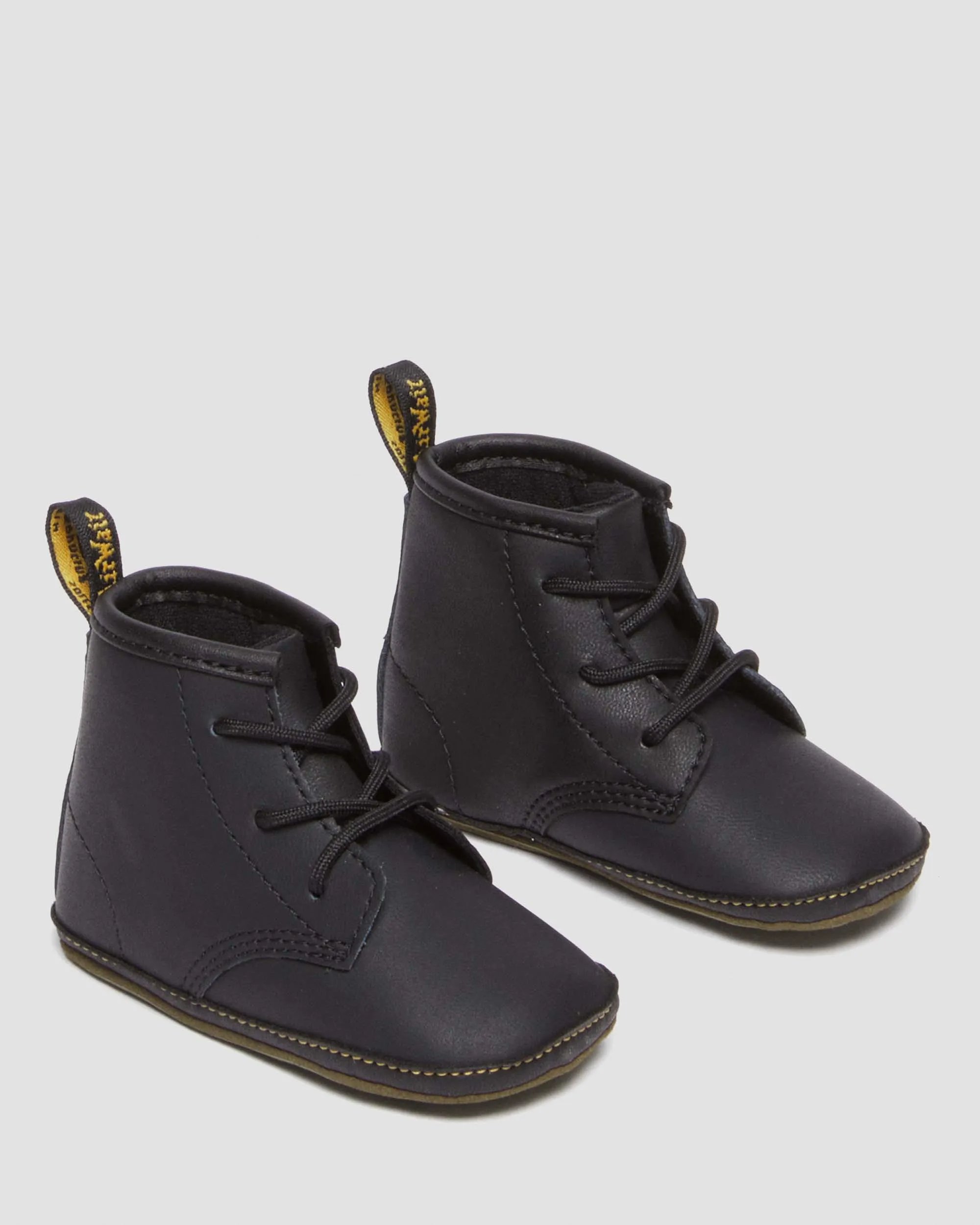 Botas 1460 de piel Auburn para recién nacidos
