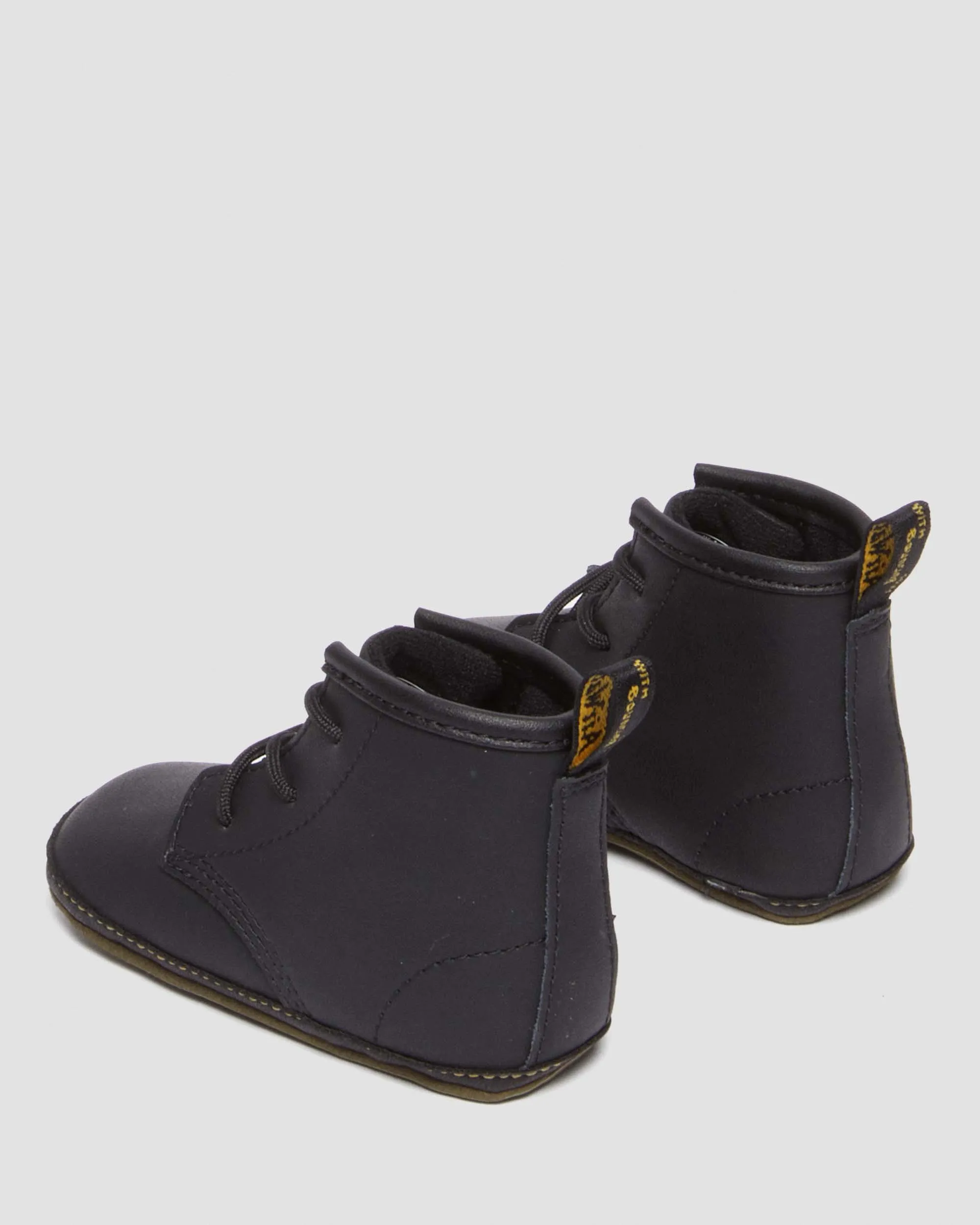 Botas 1460 de piel Auburn para recién nacidos