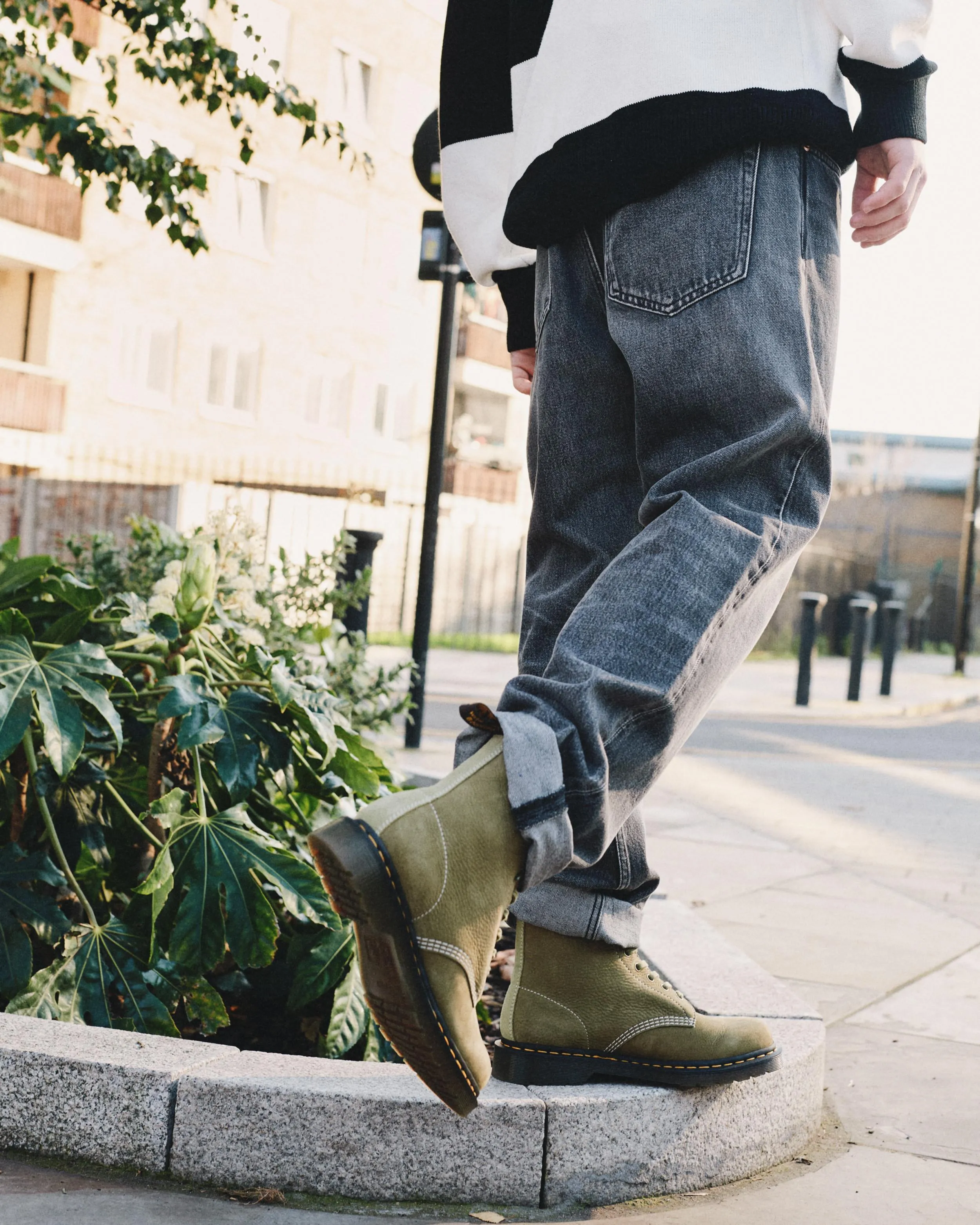 Botas 1460 de piel Tumbled Nubuck