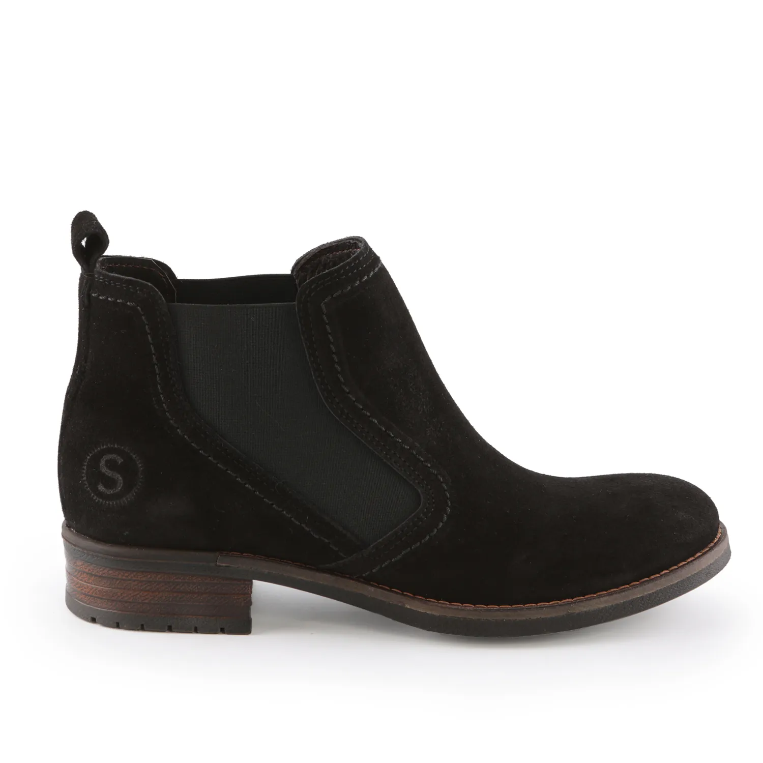 Botas bajas negras mujer