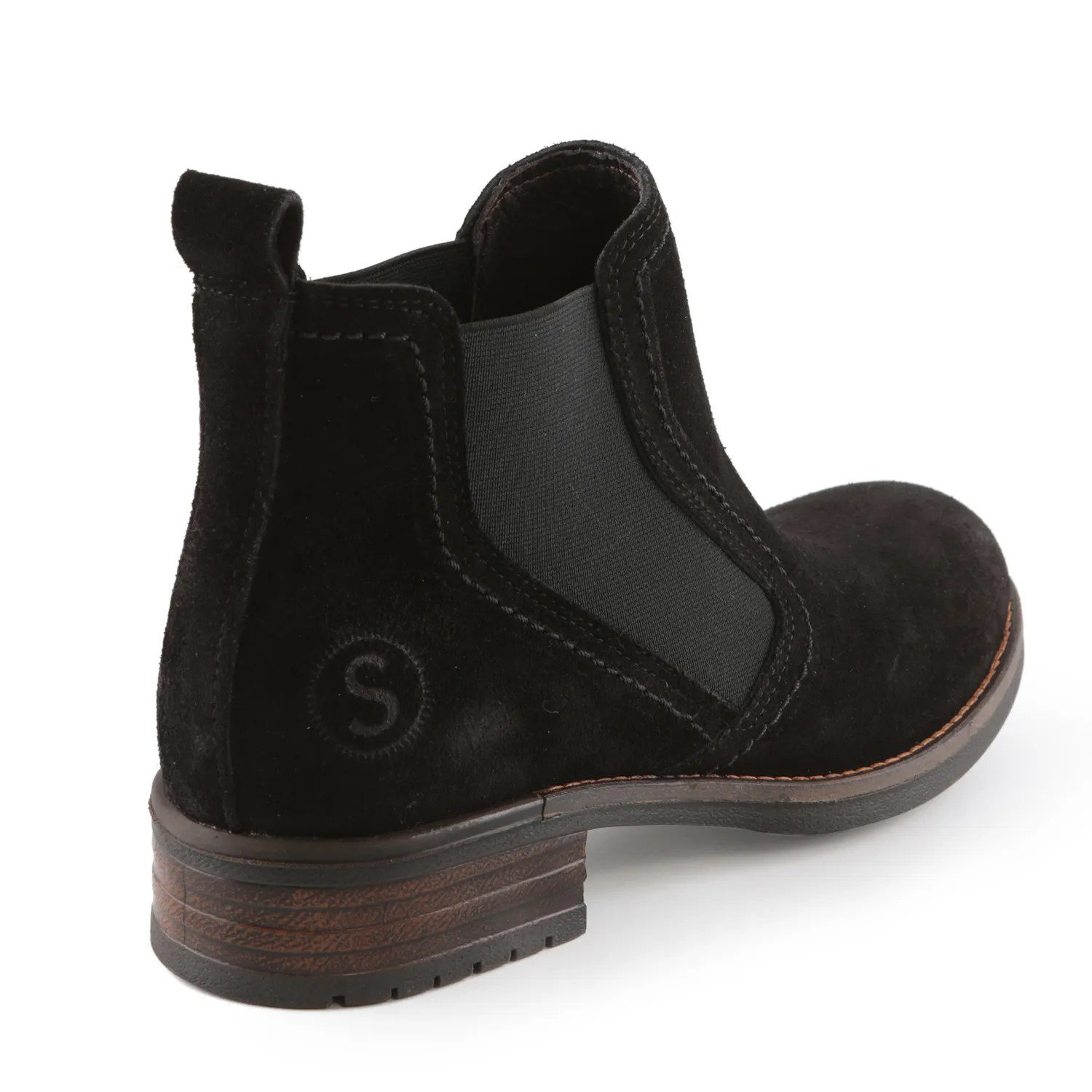 Botas bajas negras mujer