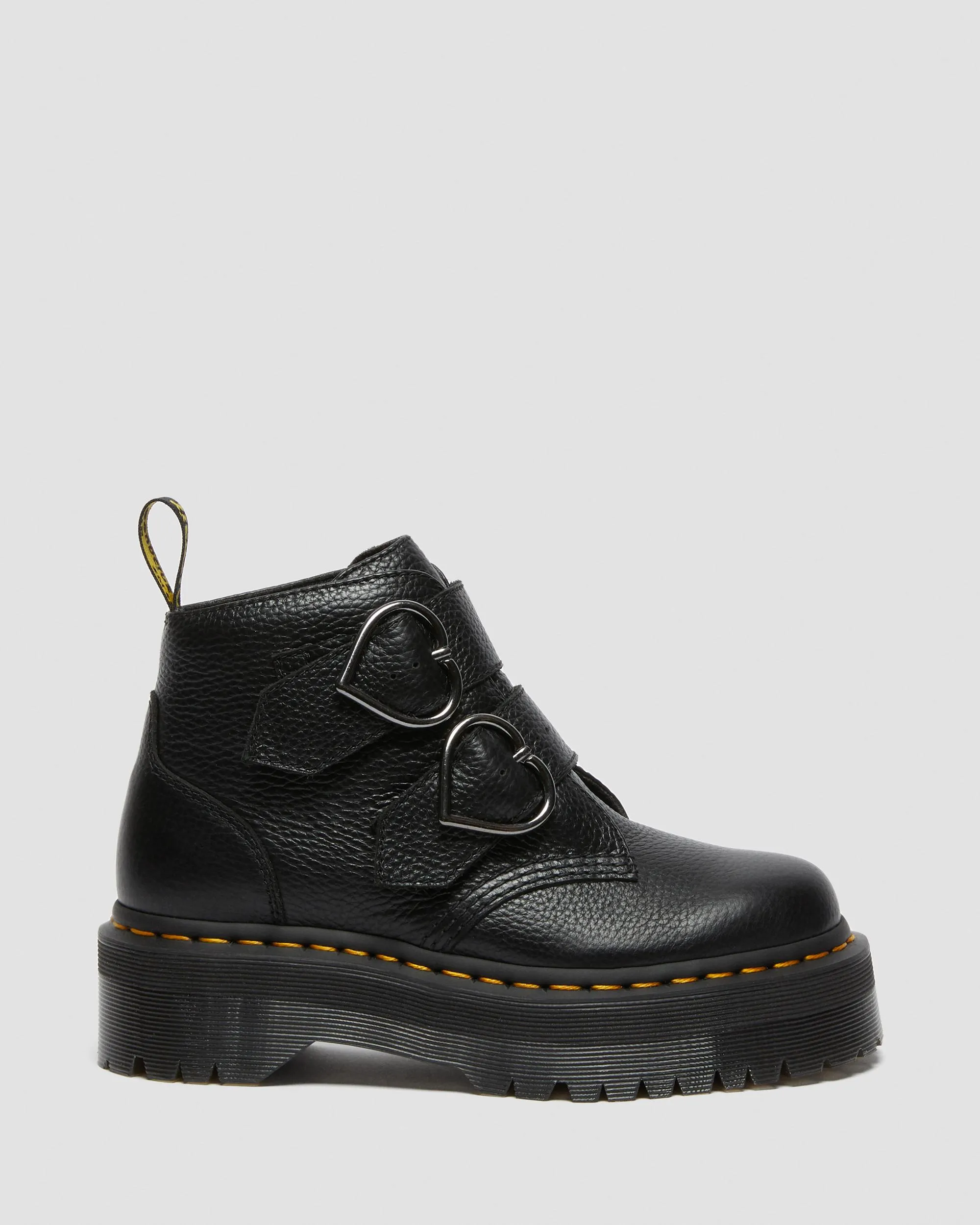 Botas con plataforma Devon Heart en piel